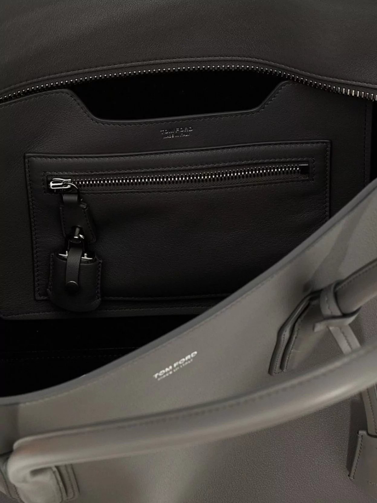 Tom Ford Structured Top Handle Shoulder Bag