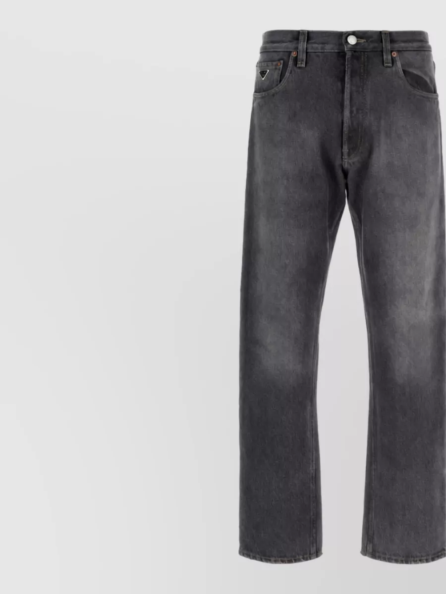 Prada mid-rise straight-leg denim jeans