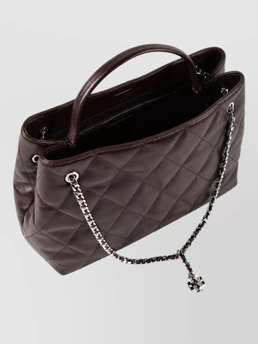 Tory Burch Fleming Medium Leather Quilted Shoulder Bag