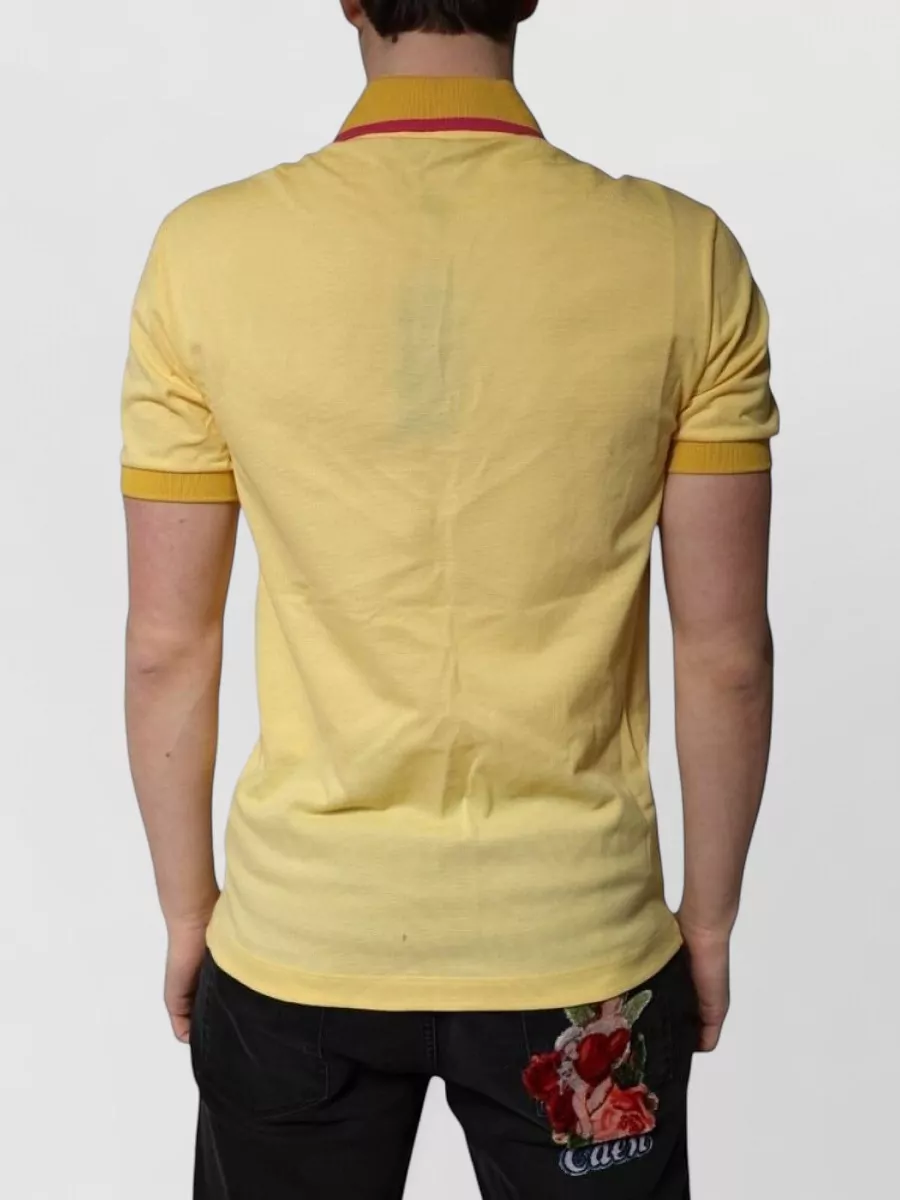 Dolce&Gabbana Cotton Logo Polo Shirt