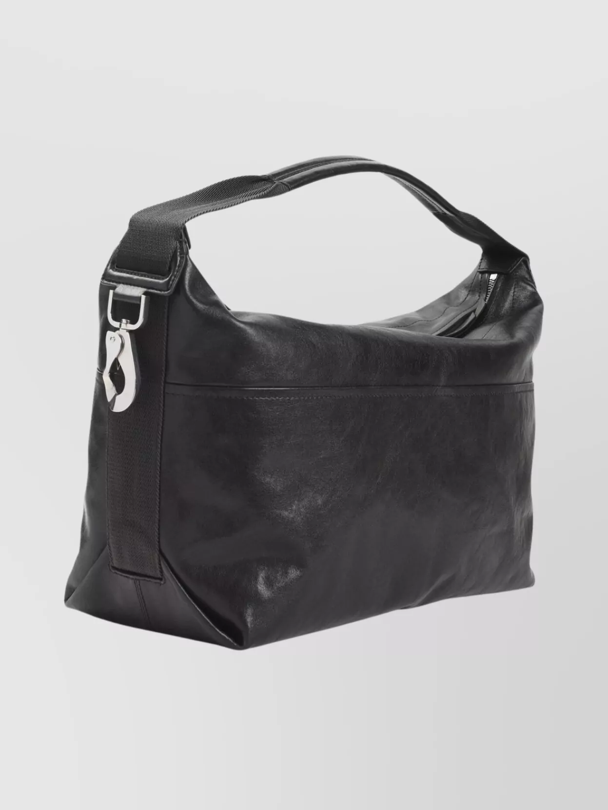 Lemaire Hobo Bag With Metal Hardware And Top Handle