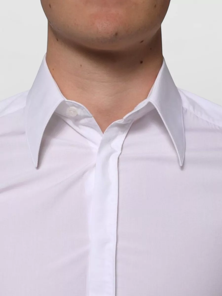 Dolce&Gabbana Cotton Slim-Fit Long-Sleeve Dress Shirt