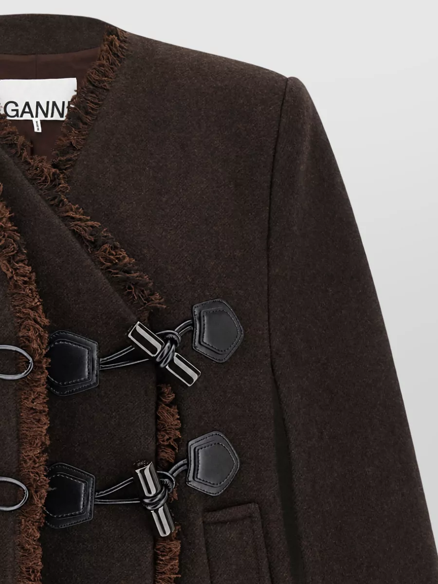 Ganni Wool Cashmere Cape