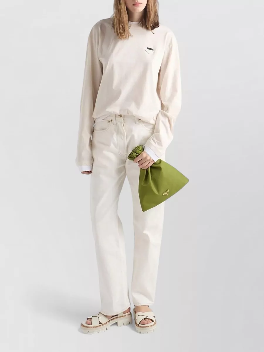 Prada Bucket Canvas Bucket Bag