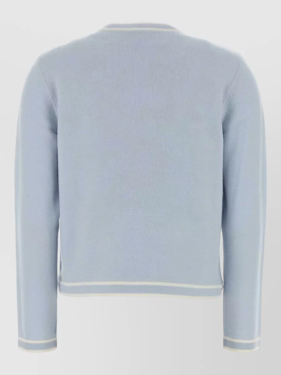 Tory Burch Wool Ribbed Cardigan