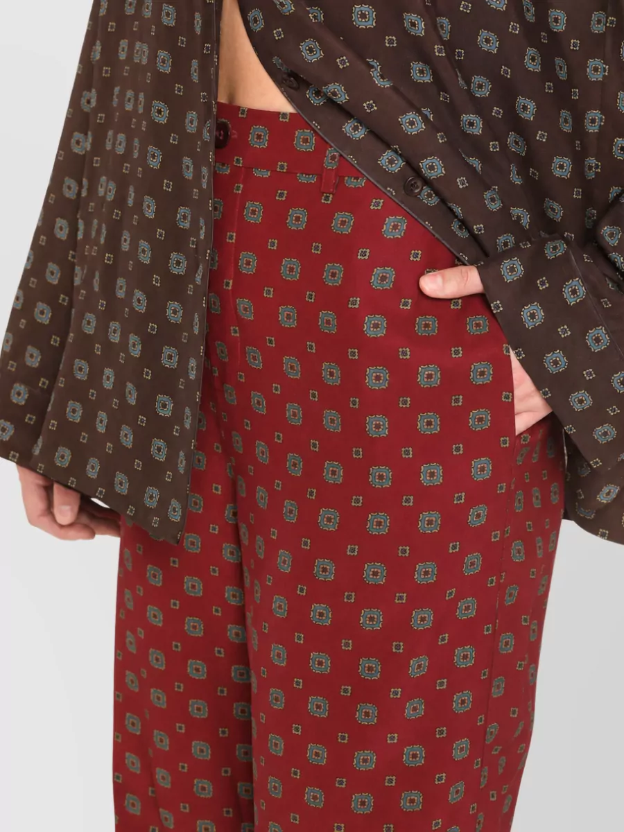Moschino Silk Printed Pyjama Trousers