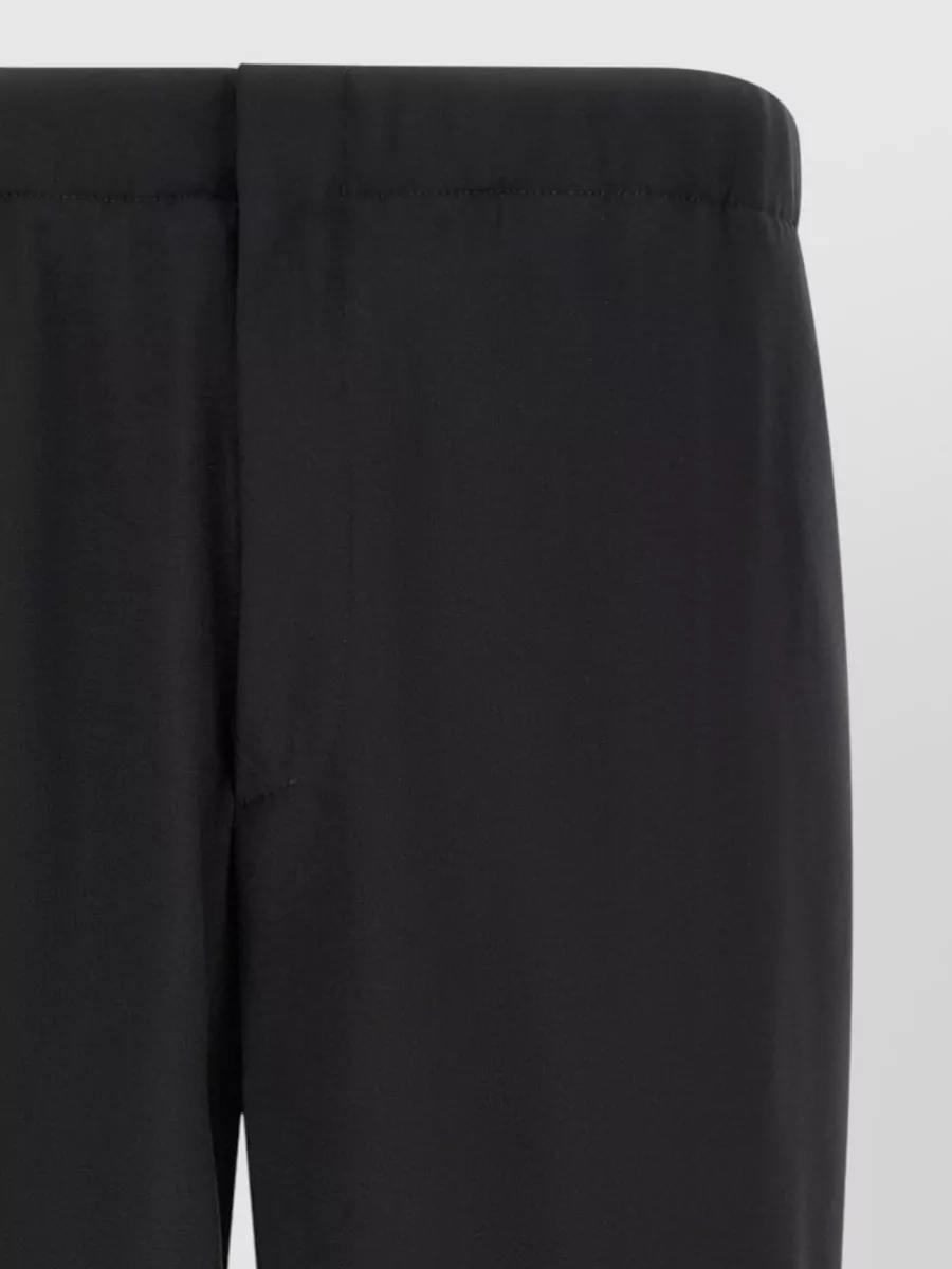 Lardini Virgin Wool Regular-Fit Straight-Leg Tailored Trousers
