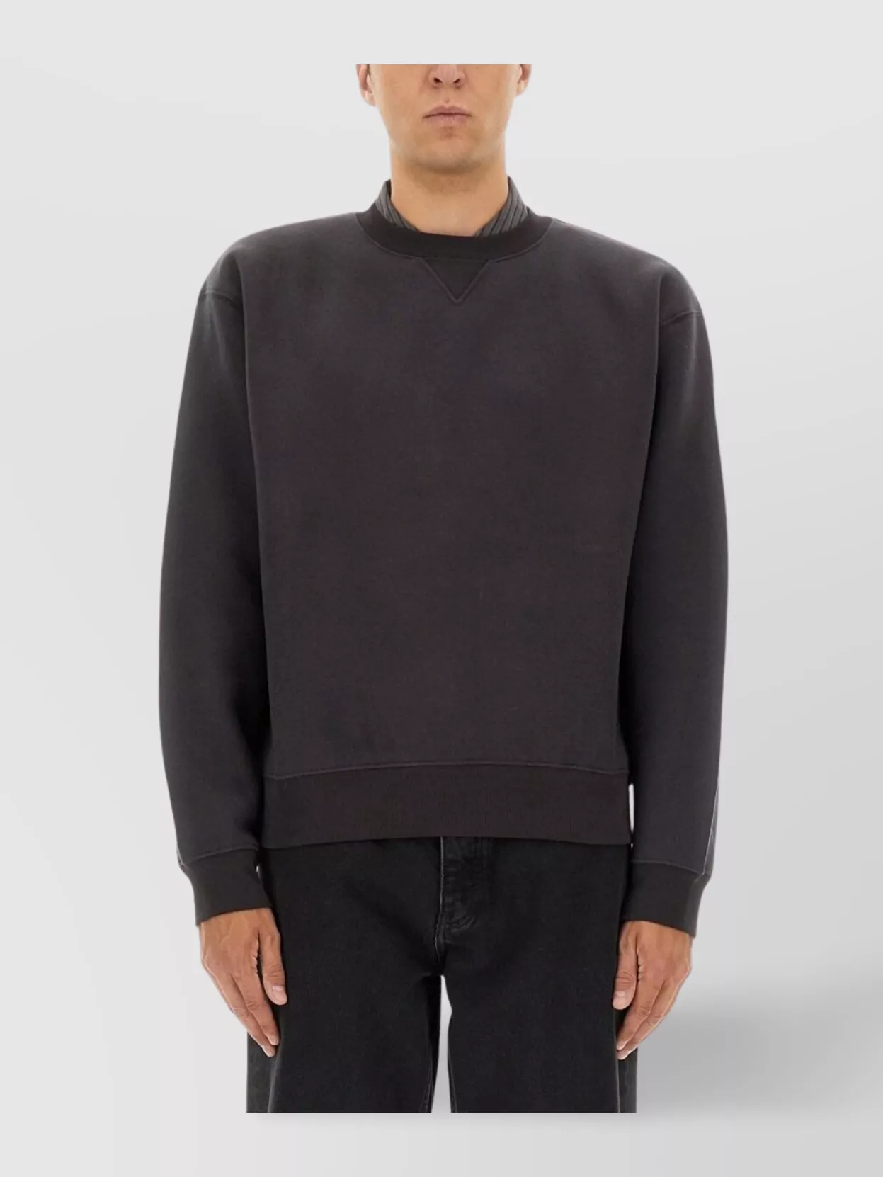 Our Legacy Ribbed Cuff Long Sleeve Crew Neck Sweater