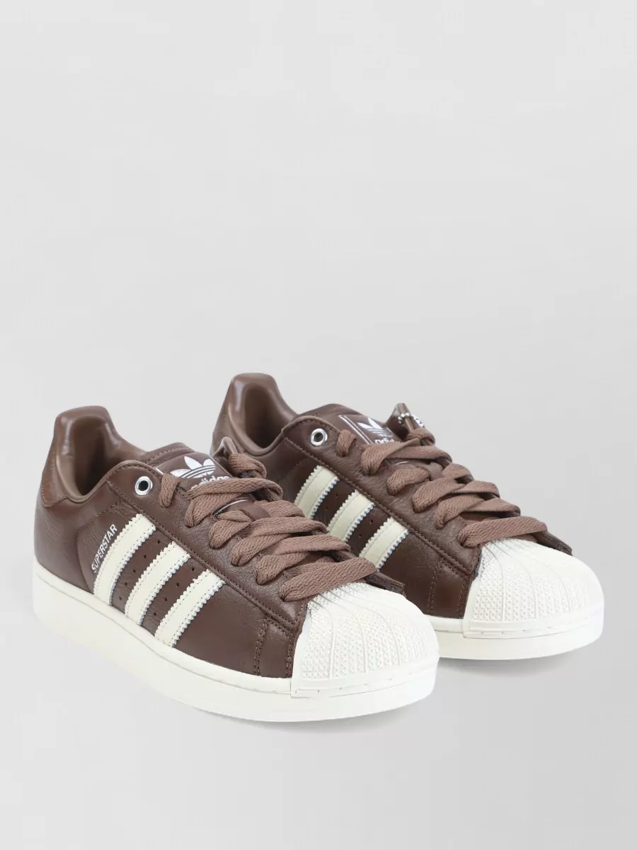 Adidas leather lace-up sneakers