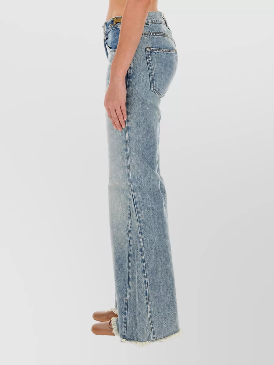 Stella Mccartney Denim Flared Trousers