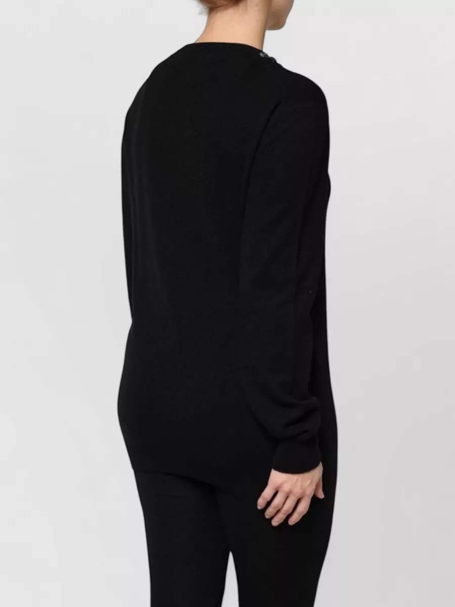 Dolce&Gabbana Cashmere Crystal Embellished Sweater