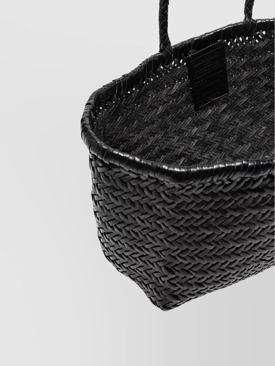 Dragon Diffusion Bamboo Triple Jump Big Leather Basket Bag