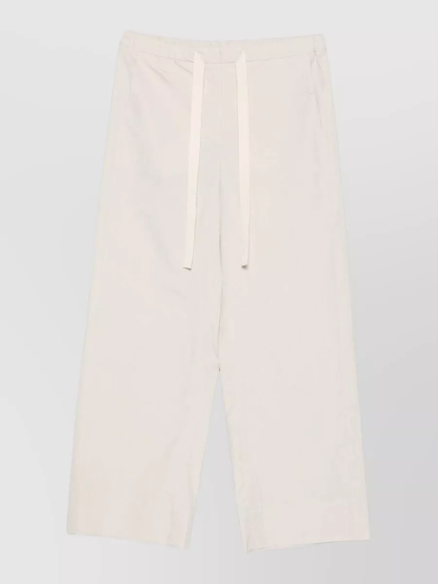 S Max Mara Silk Wide-Leg Trousers