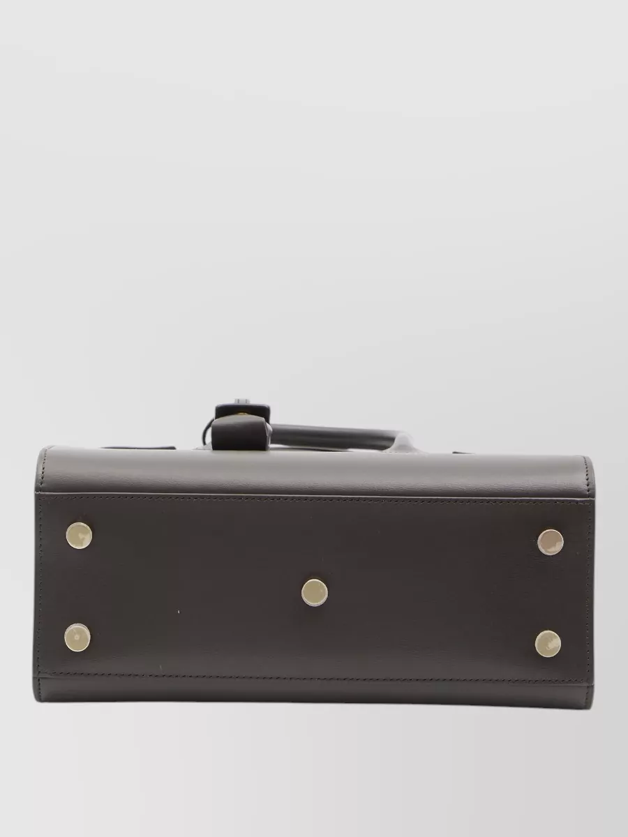 Saint Laurent Sac De Jour Baby Leather Tote Bag