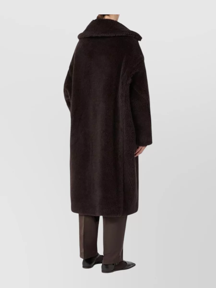 Max Mara Silk Faux Fur Jacket