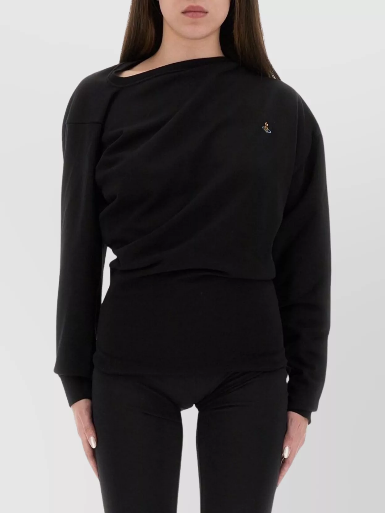 Vivienne Westwood Asymmetric Design Knitwear With Ribbed Finish