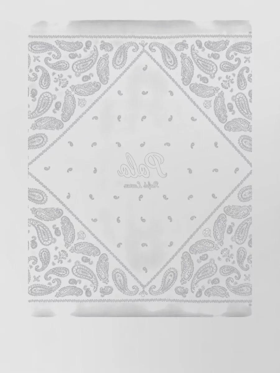 Ralph Lauren Paisley Cotton Scarf