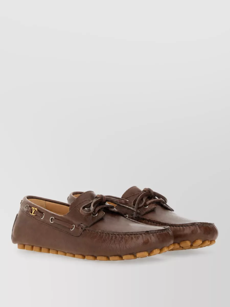 Valentino Garavani Leather Moccasins