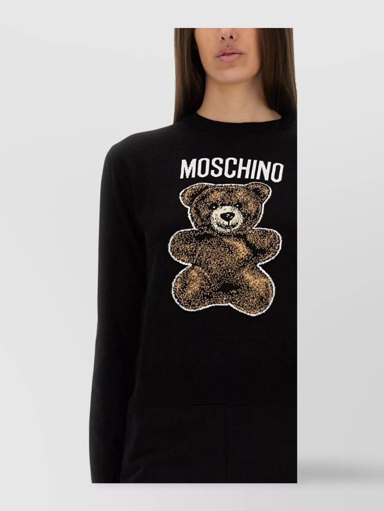 Moschino Bear Crew Neck Sweater