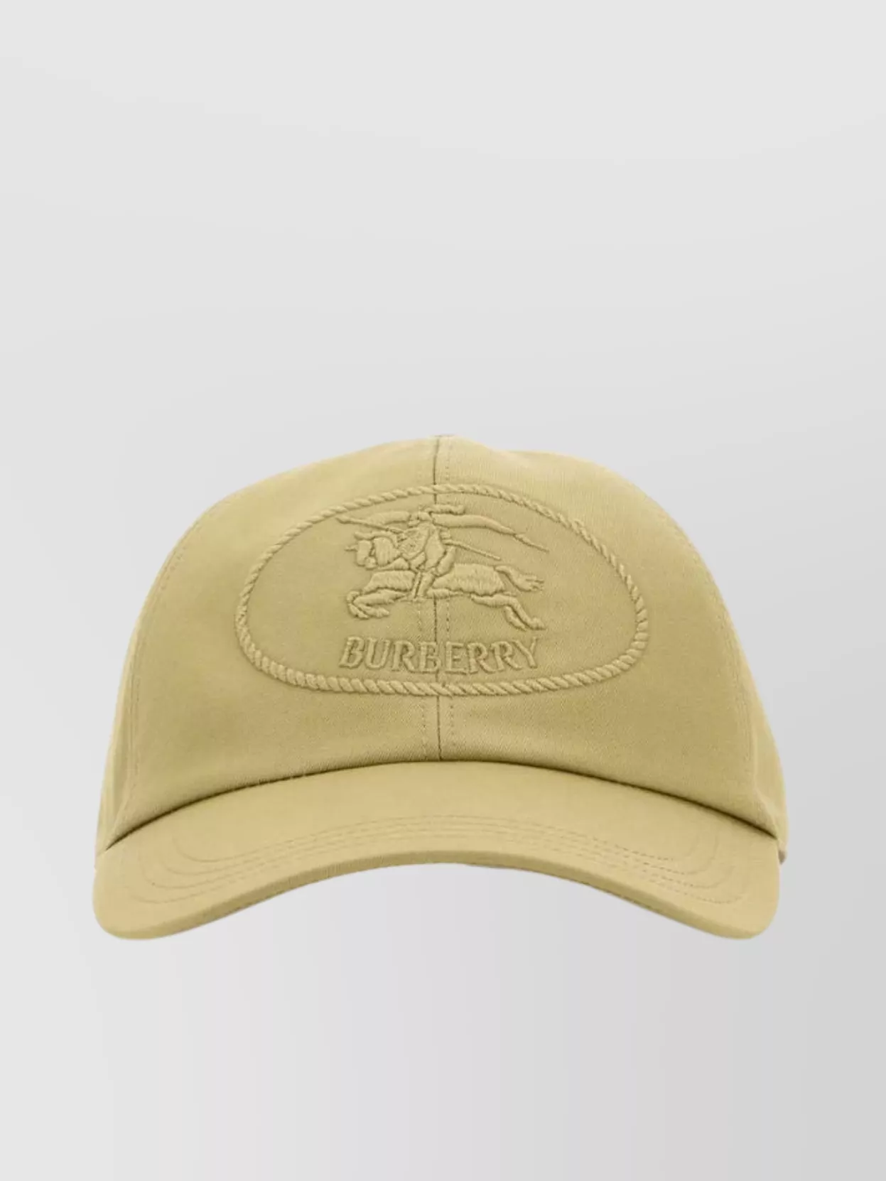 Burberry Cotton Baseball Cap Curved Brim
