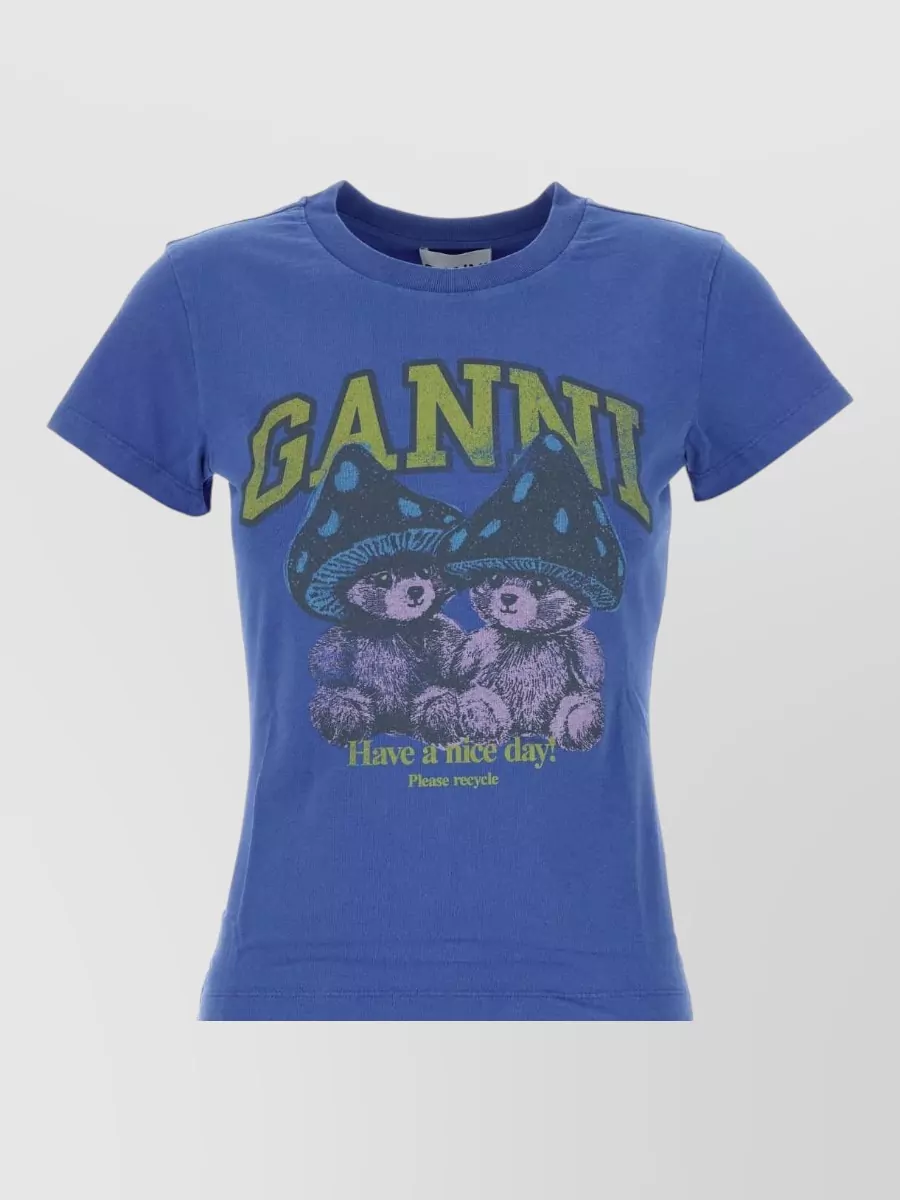 Ganni cotton t-shirt