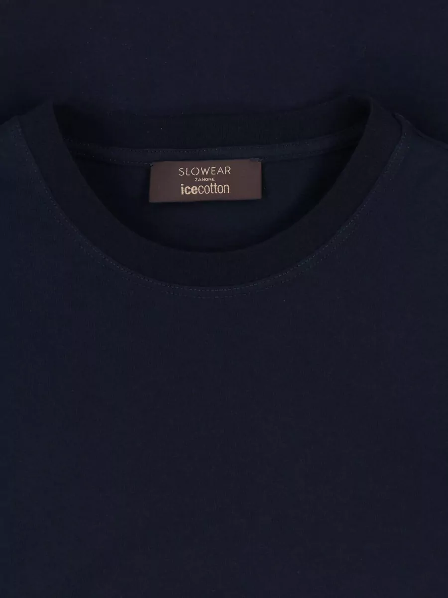 Zanone Long Sleeve T Shirt Round Neckline