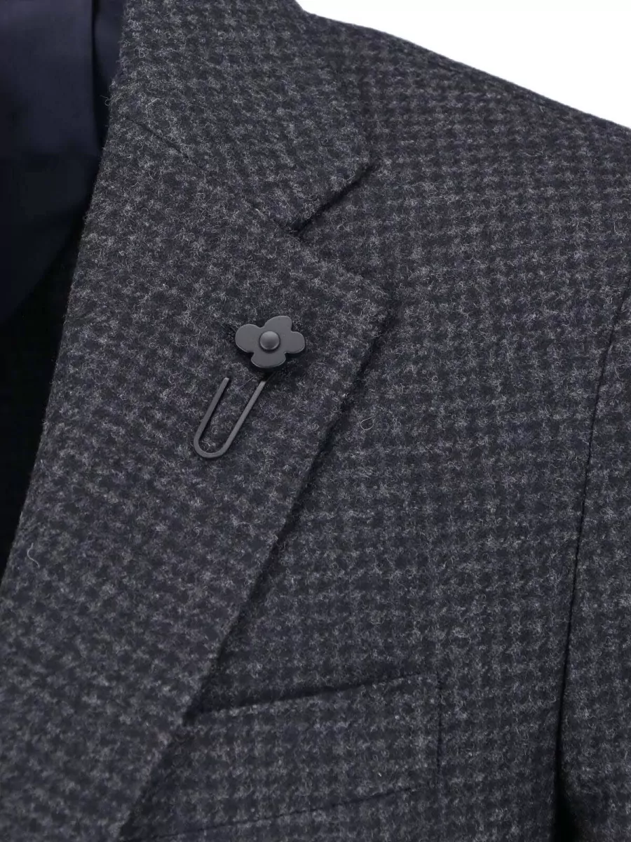 Lardini Cotton Single-Breasted Suit Jacket