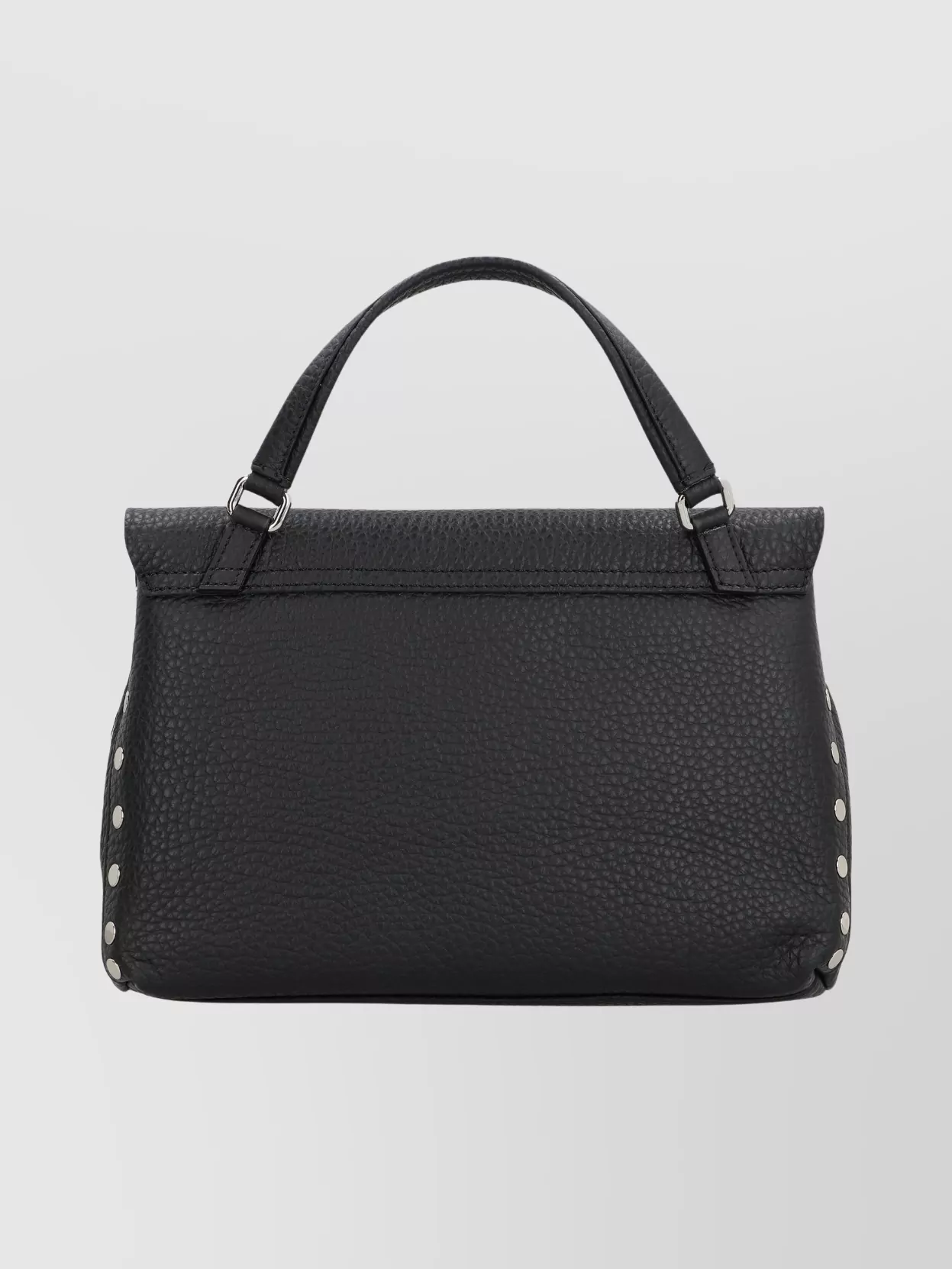 Zanellato Leather Crossbody Bag Featuring Studs