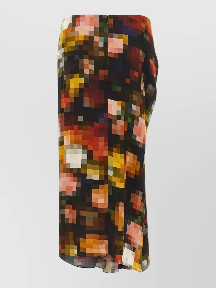 Dries Van Noten Draped Asymmetric Maxi Skirt