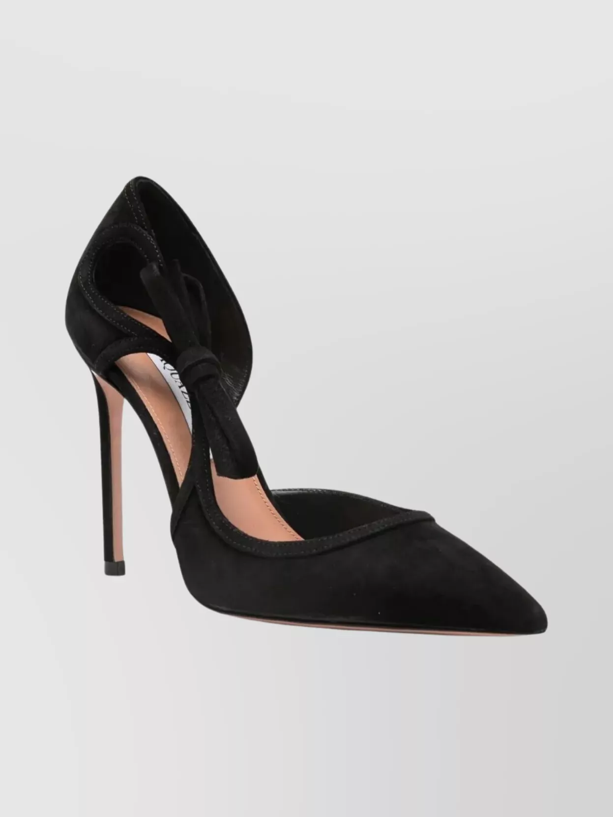 Aquazzura Soave Pump With Bow And Cut-Out Design