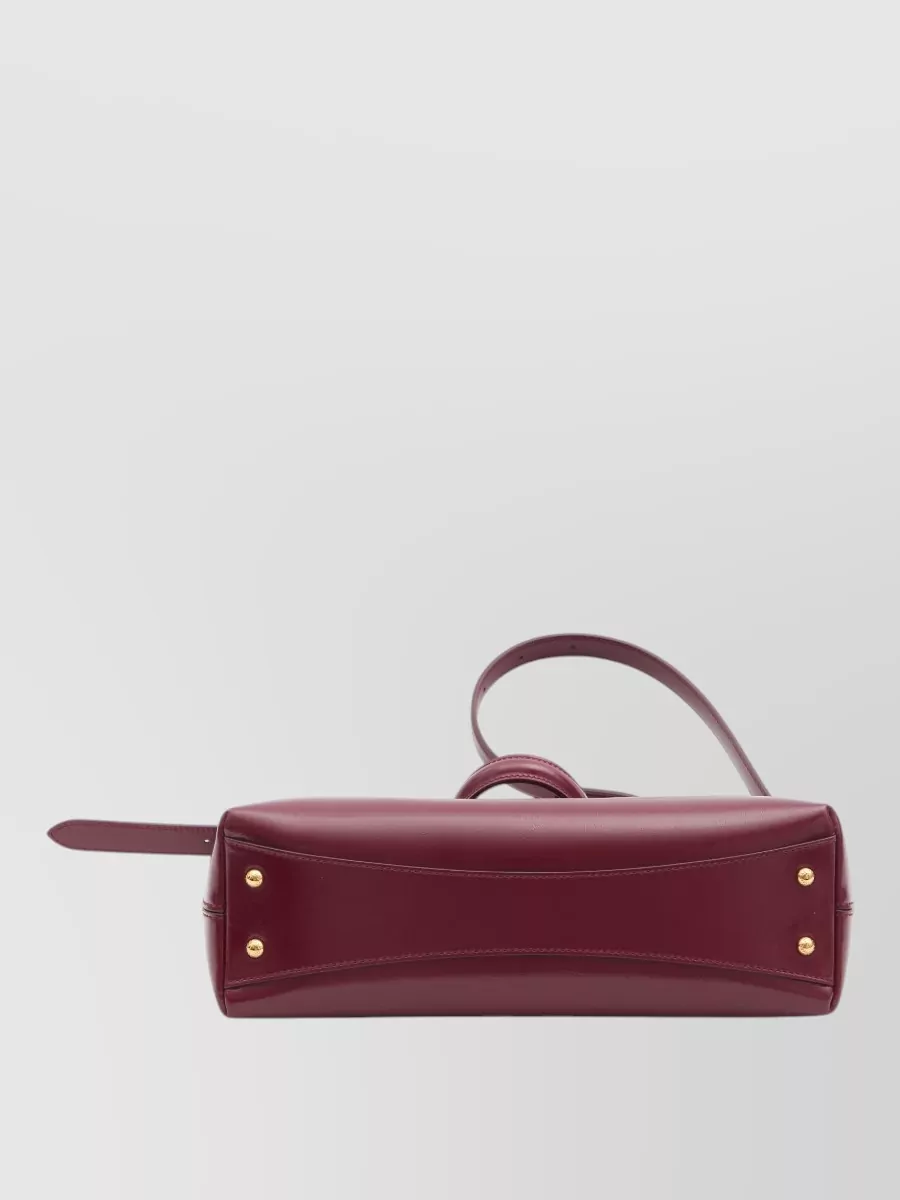 Dolce&Gabbana Vittoria Calf Leather Tote Shoulder Bag