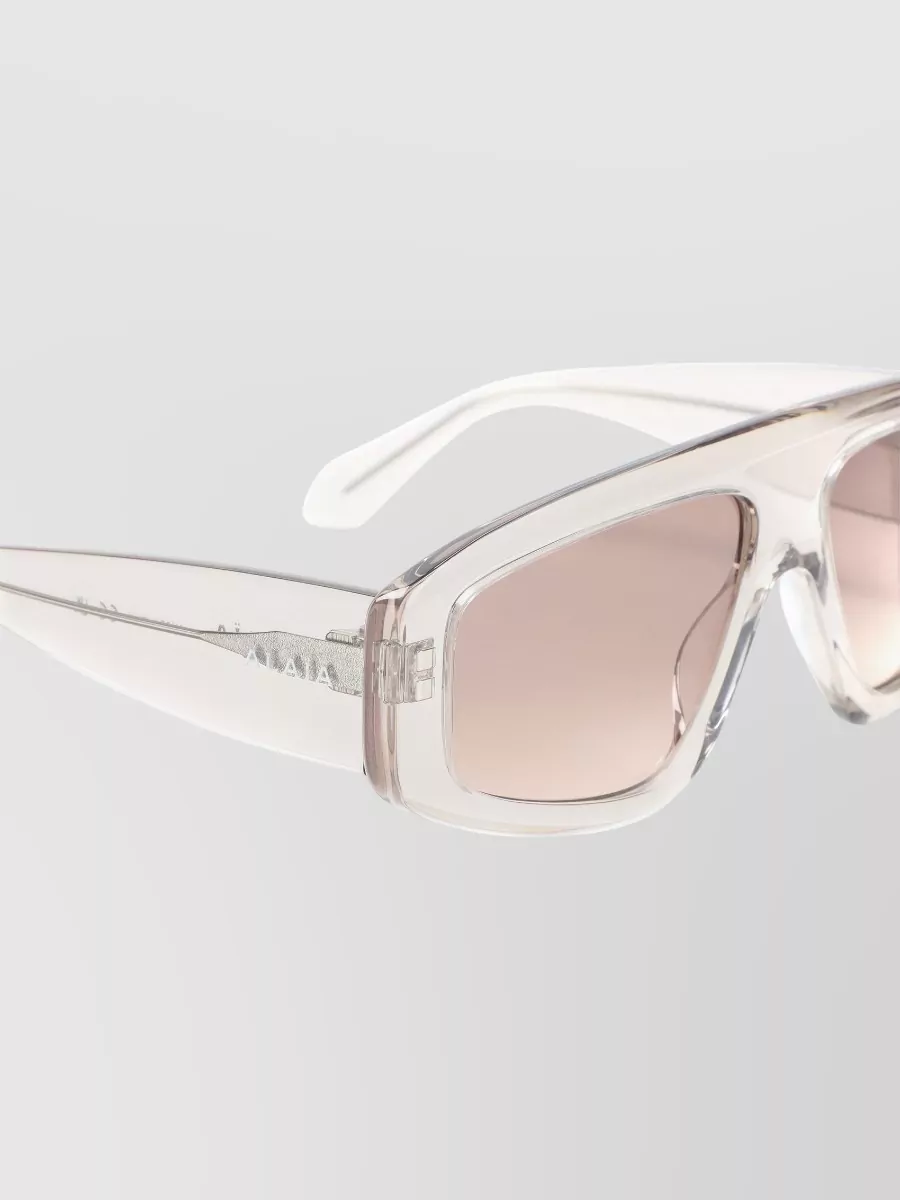 Alaïa Transparent Acetate Sunglasses
