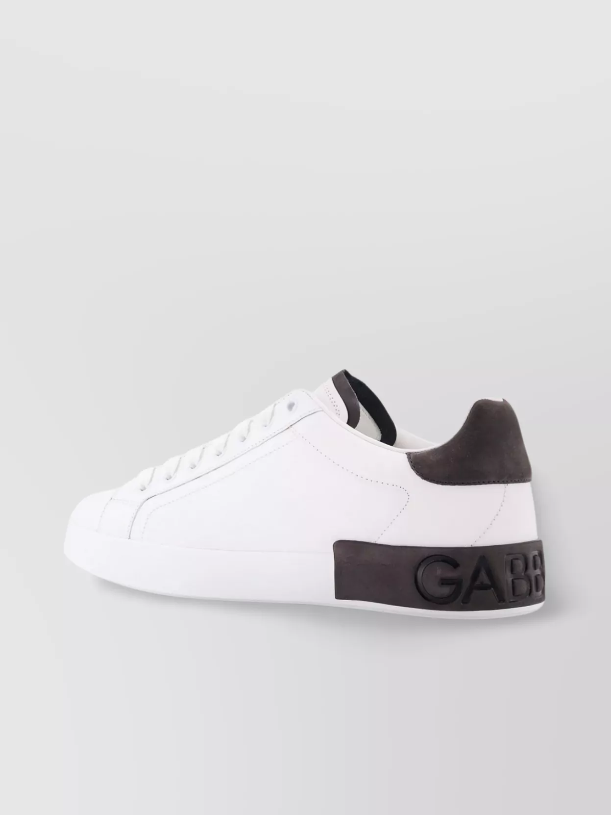 Dolce&Gabbana Leather Sneakers Rubber Sole