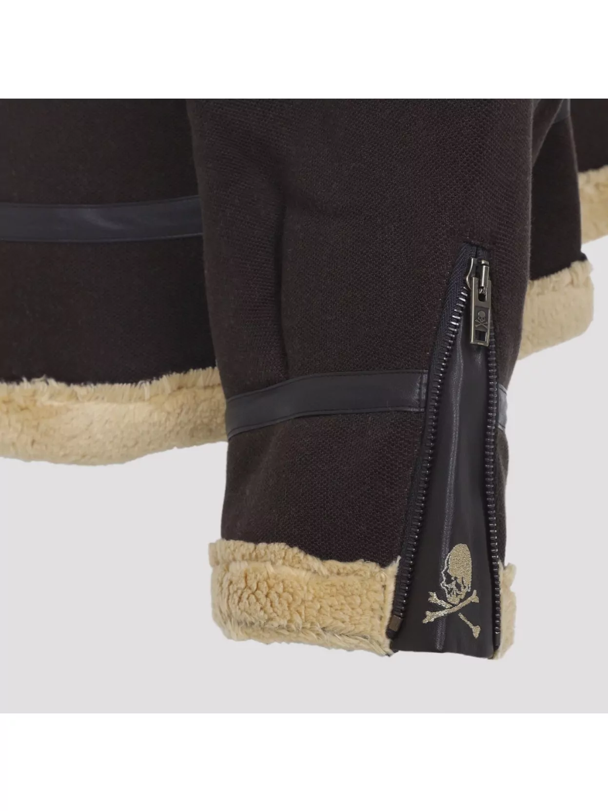 Mastermind World Cotton Mouton Jacket Shearling Collar