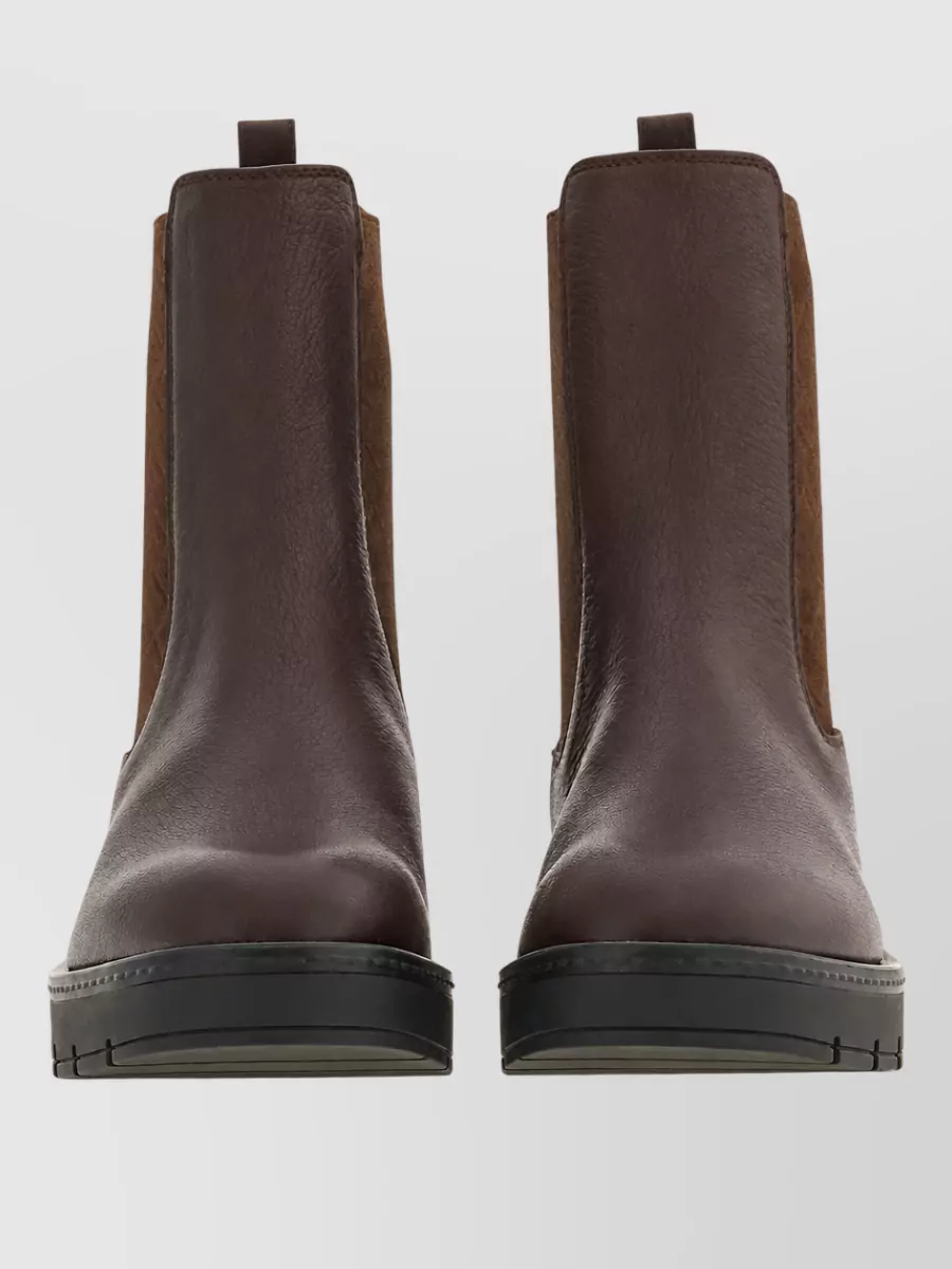 Ferragamo Leather Mohave Ankle Boots