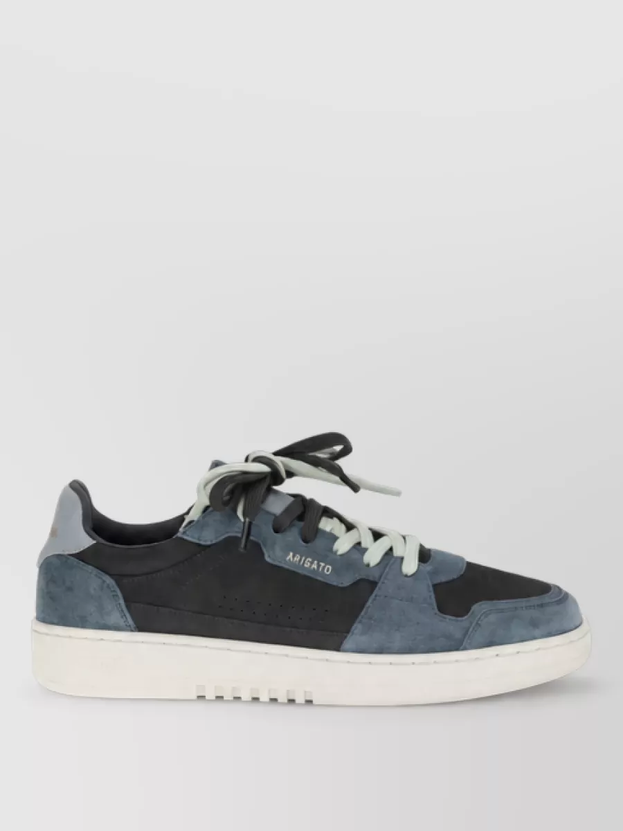 Axel Arigato Nubuck Leather Low-Top Sneakers