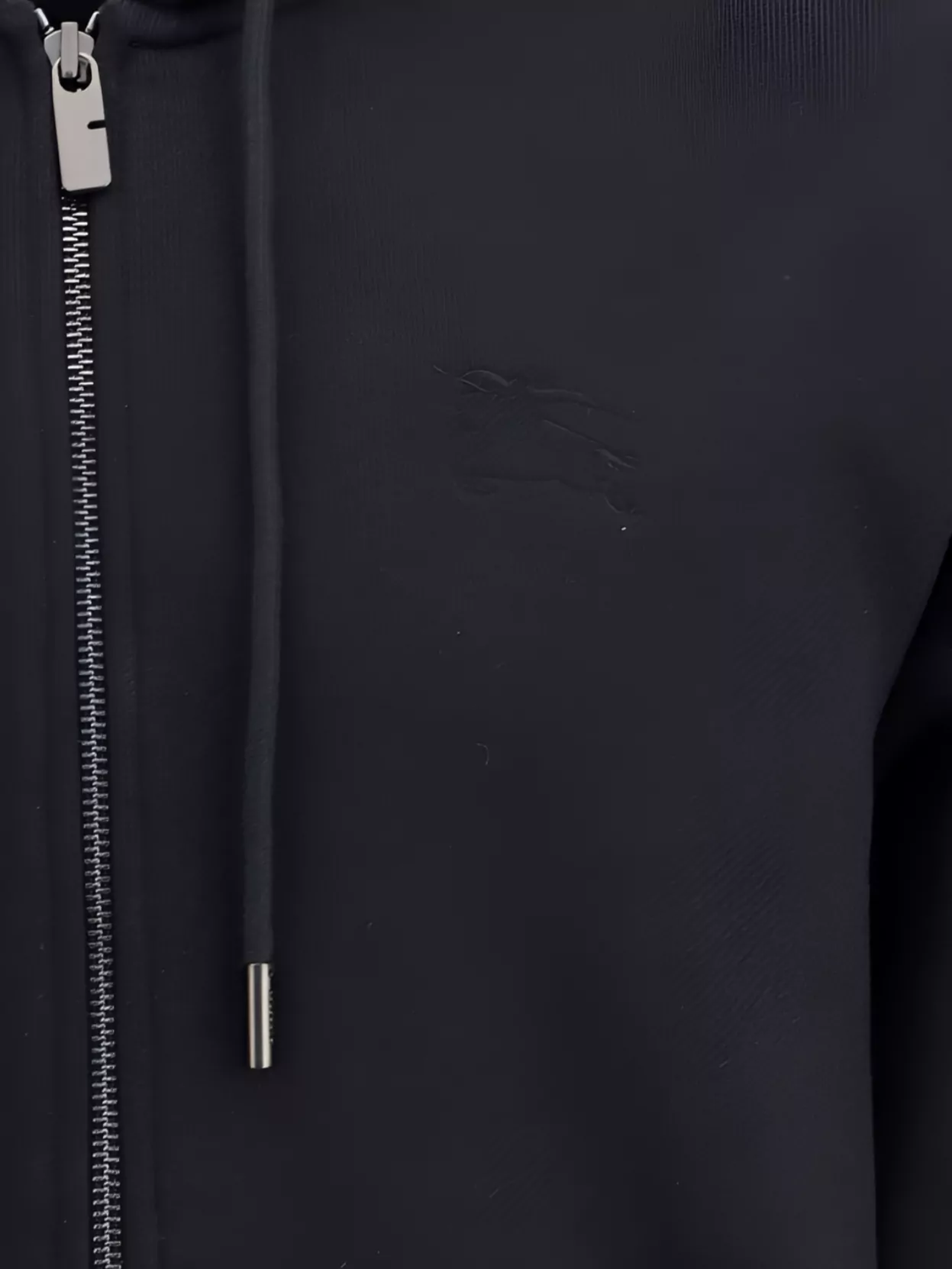 Burberry Drawstring Hoodie Check Trim