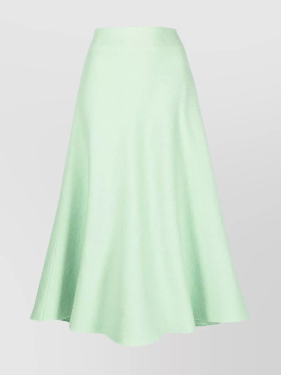 Shop Jil Sander Elevated High-waisted A-line Skirt In Pastel
