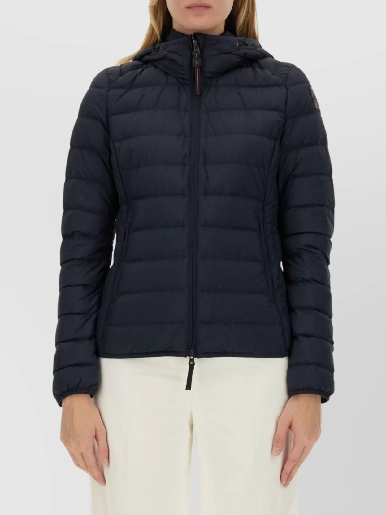 Shop Parajumpers "juliet" Hooded Quilted Jacket