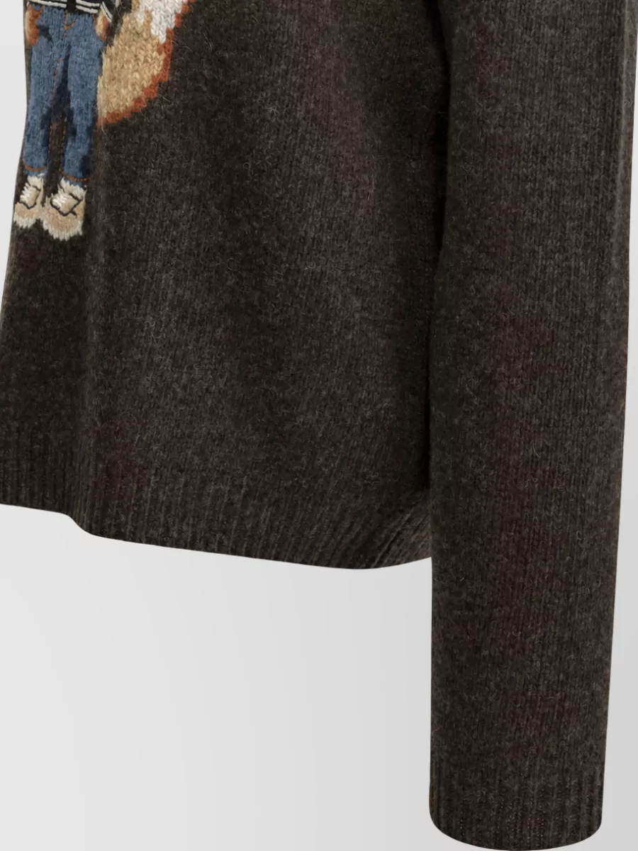Maison Kitsuné Crew-Neck Wool Jumper