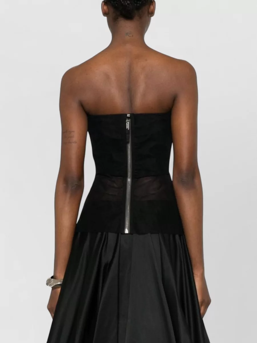 Rick Owens Strapless Bustier Top