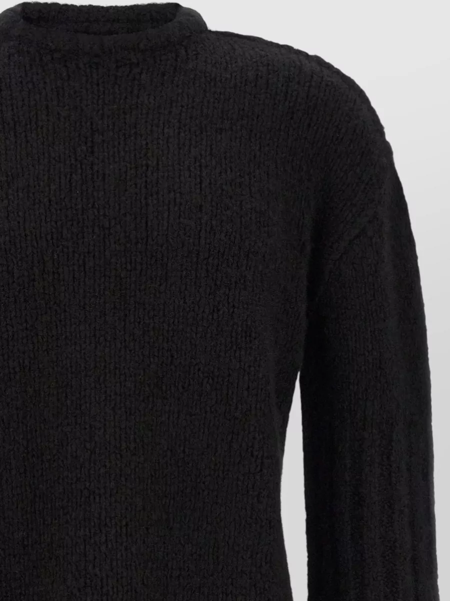 Rick Owens Cashmere Silk Gauze Knit Relaxed-Fit Crew-Neck Jumper