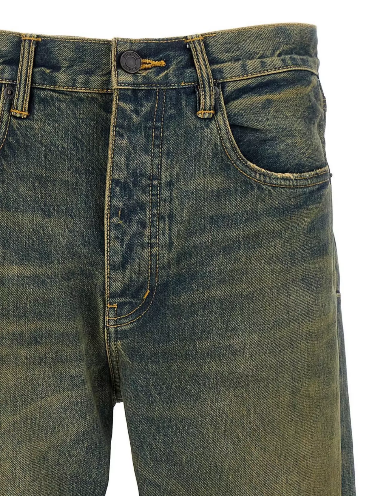 Purple P011 Sand Dune Jeans Yellow