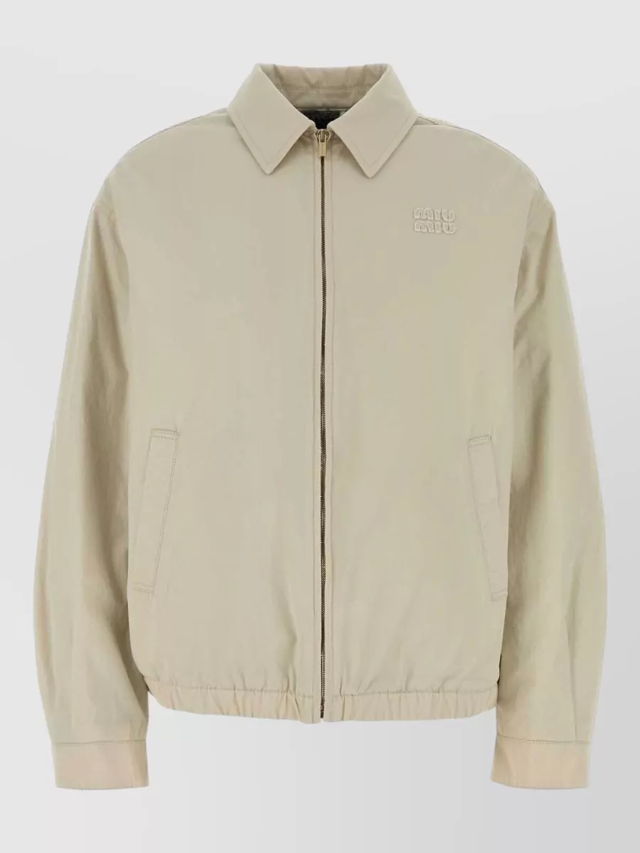 Miu Miu cotton single breasted coat