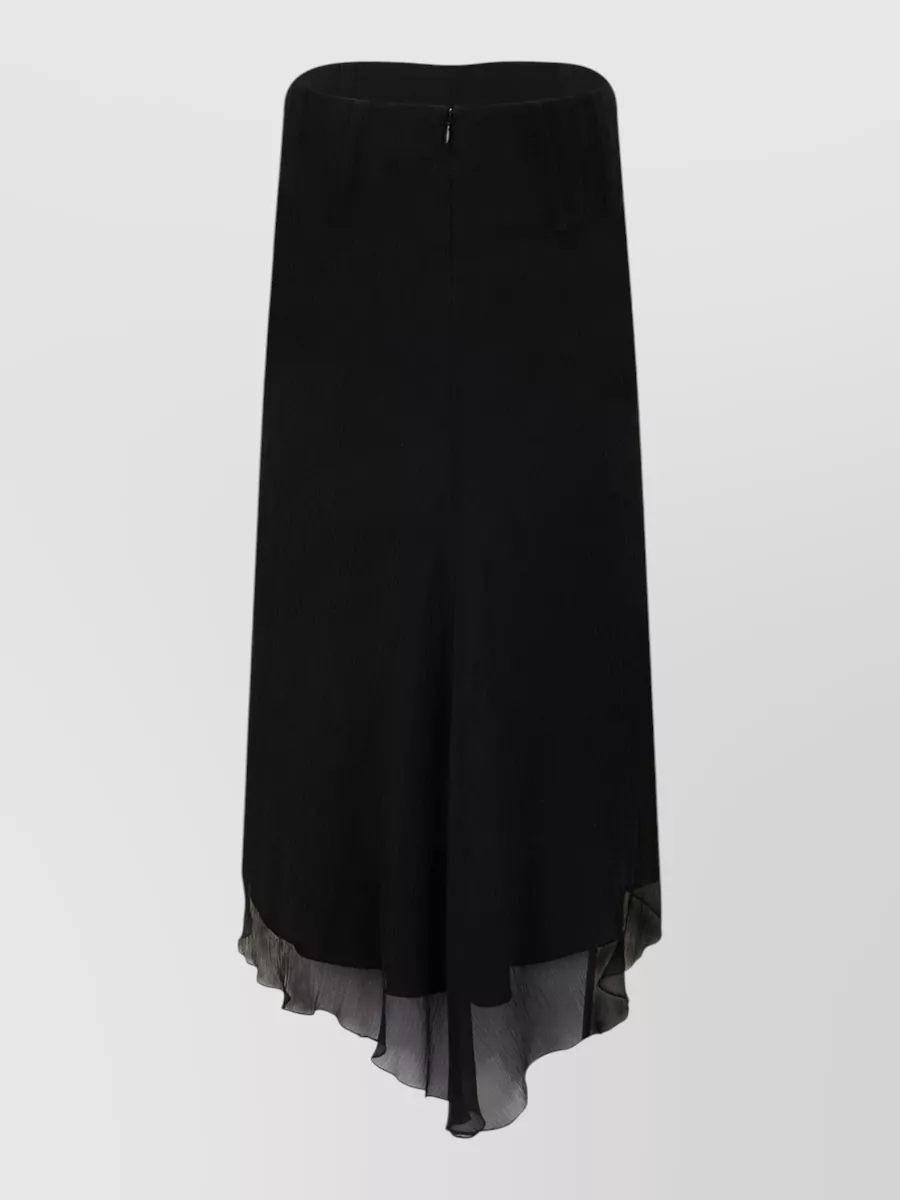 Victoria Beckham cotton flared midi skirt