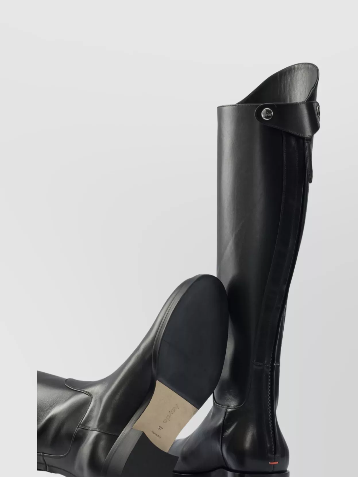 Aeyde Knee-high Leather Block Heel Boots