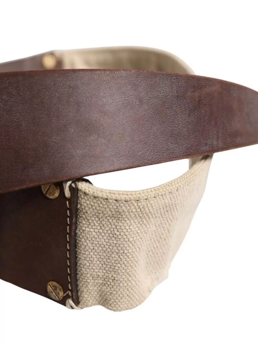 Ermanno Scervino Leather Canvas Belt