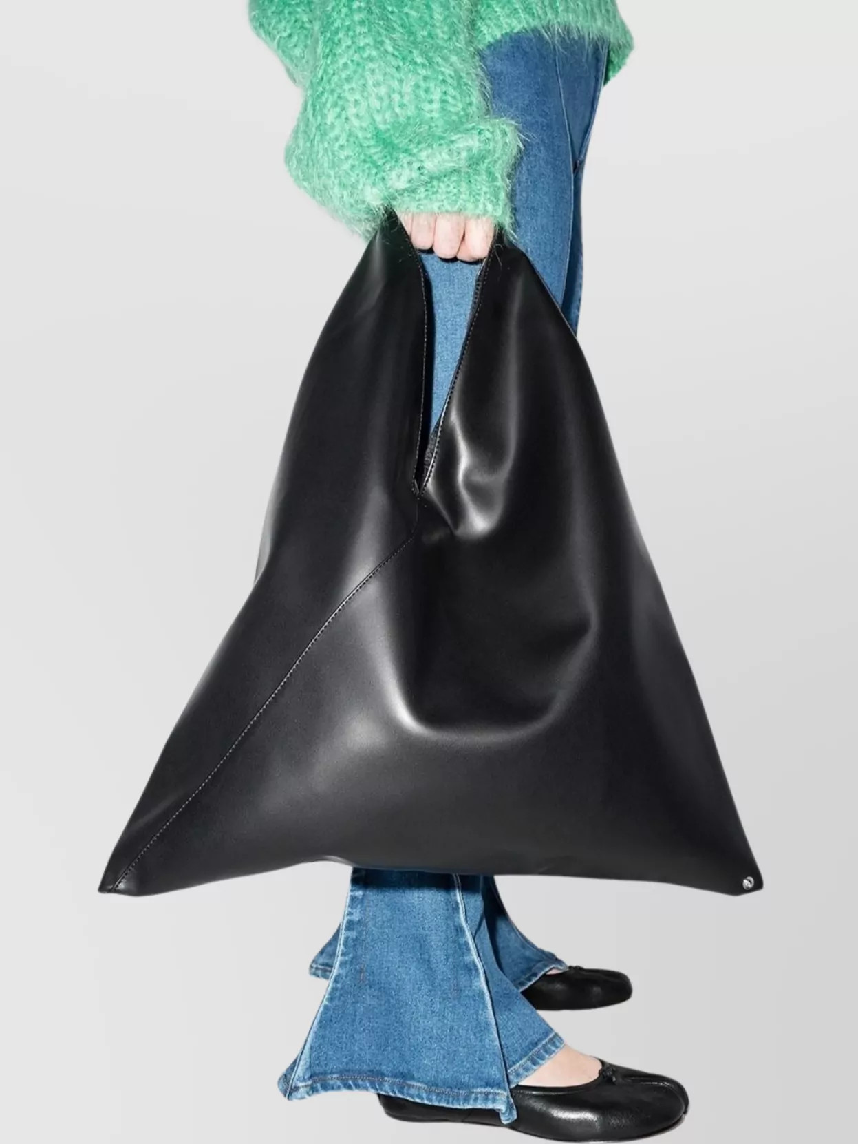 Mm6 Maison Margiela Geometric Panelled Tote With Top Handle