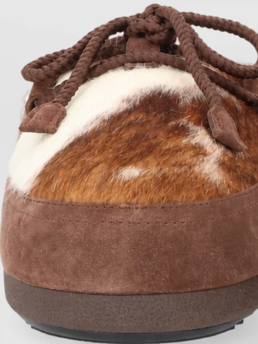 Moon Boot leather slippers