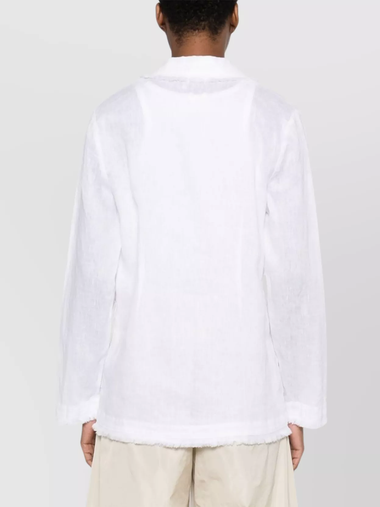 Parosh Notched Lapel Long Sleeve Jacket With Pockets